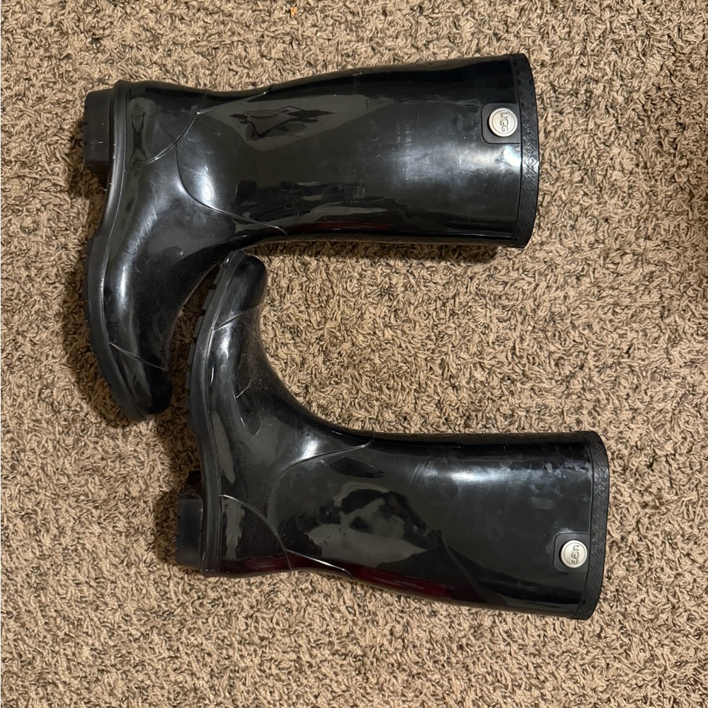UGG Black Boots with Subtle Accents